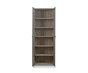 Gammel High Bookcase with Glass Doors