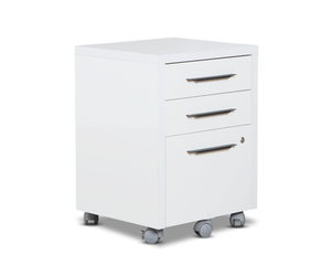 Gammel Mobile File Pedestal - White