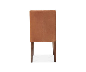 Barrima Dining Chair - Saddle/Walnut