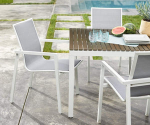Aurora 80" Rectangular Dining Table