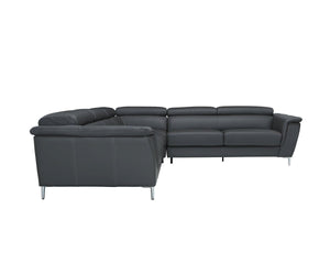 Donte Leather Corner Sectional