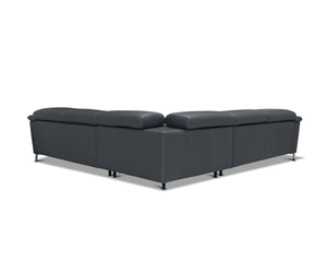 Donte Leather Corner Sectional