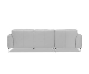 Gianna Leather Left Chaise Sectional