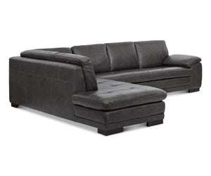 Cercis Leather Left Sectional