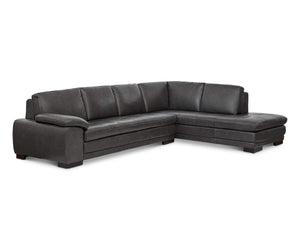 Cercis Leather Right Sectional