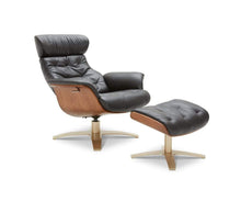 Load image into Gallery viewer, Anselmo Leather Recliner &amp; Ottoman
