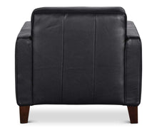 Load image into Gallery viewer, Gregata Leather Chair - Black
